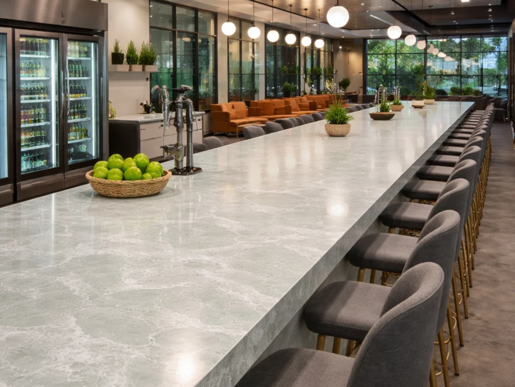Why Quartz Stone Countertops Are Powering the Next Generation of Large-Scale Commercial Spaces